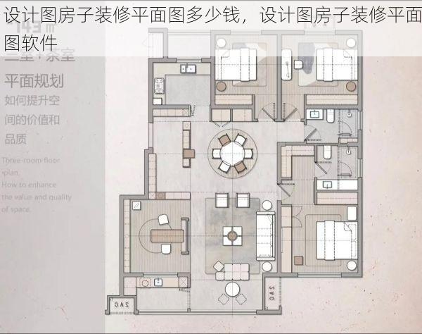 设计图房子装修平面图多少钱，设计图房子装修平面图软件