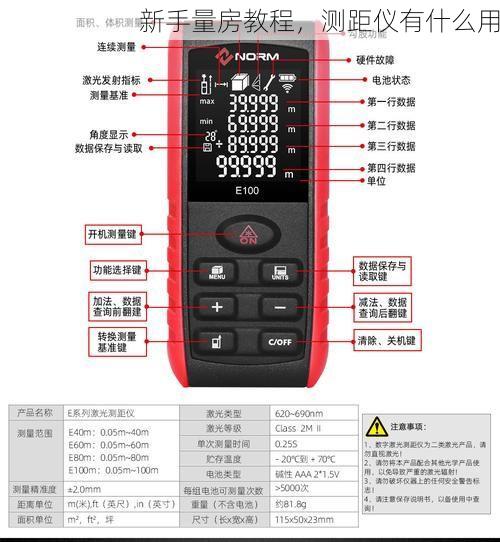 新手量房教程，测距仪有什么用