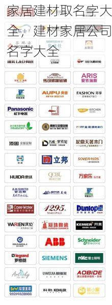 家居建材取名字大全，建材家居公司名字大全