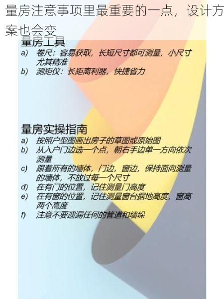 量房注意事项里最重要的一点，设计方案也会变