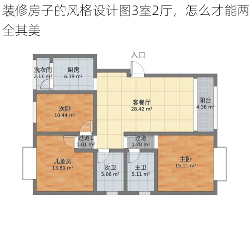 装修房子的风格设计图3室2厅，怎么才能两全其美