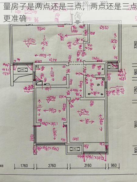 量房子是两点还是三点，两点还是三点更准确