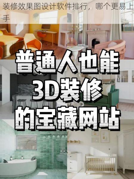 装修效果图设计软件排行，哪个更易上手