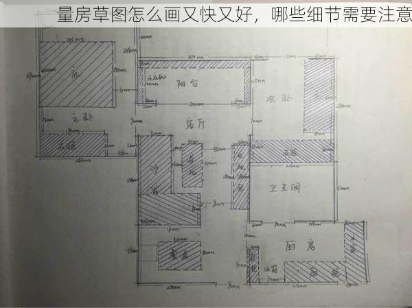量房草图怎么画又快又好，哪些细节需要注意
