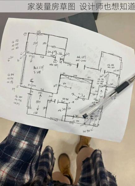 家装量房草图  设计师也想知道
